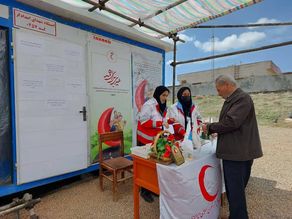 ارائه خدمات نوروزی به ۲۶۸۲ نفر در ایستگاه های خدمات بشردوستانه در استان اردبیل
