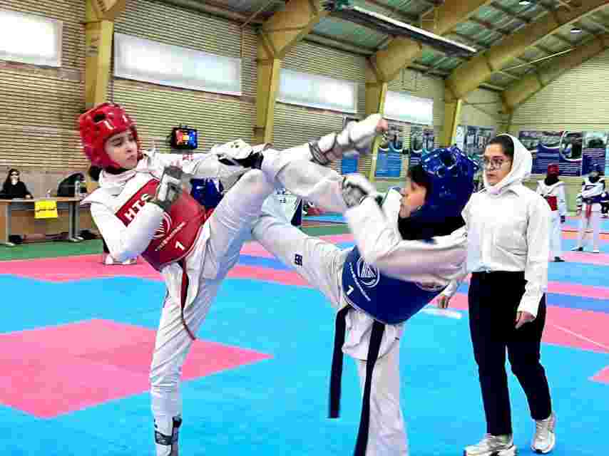 نفرات برتر مسابقات تکواندو دختران اردبیل معرفی شدند